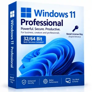 Windows 11 Professional 32/64 Bit Retail license Key